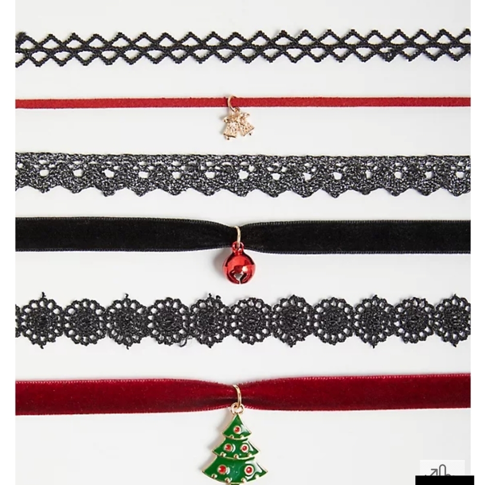 🆕🎄HOLIDAY CHOKER SET - SET OF 6🎄